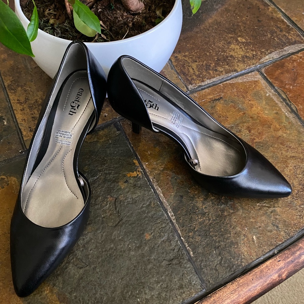 East 5th Black Heels
